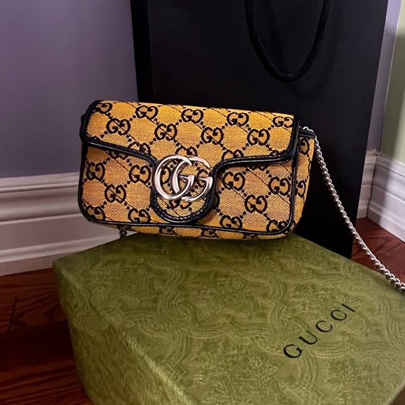 Gucci Limited Edition Mini GG Marmont Multicolor Bag - Picture 3 of 13